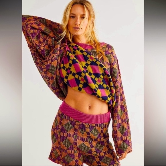 ISO Free People Malibu Pattern Sweater set - Picture 1 of 1